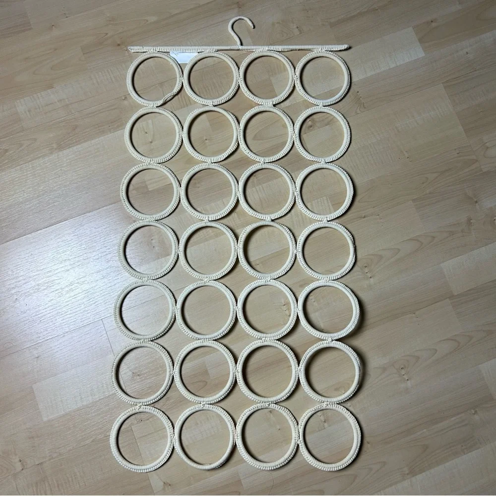 IKEA KOMPLEMENT Cream Braided Ring Organizer